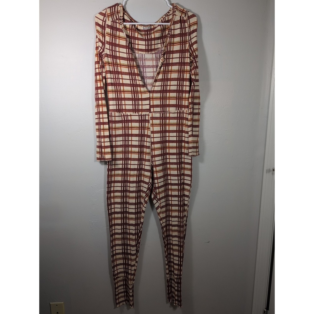 Free People Intimately Free People Long John One‎ Piece Pajamas Size Small